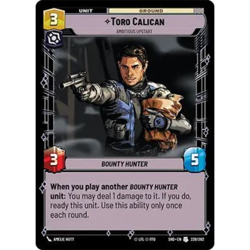 Toro Calican, Ambitious Upstart