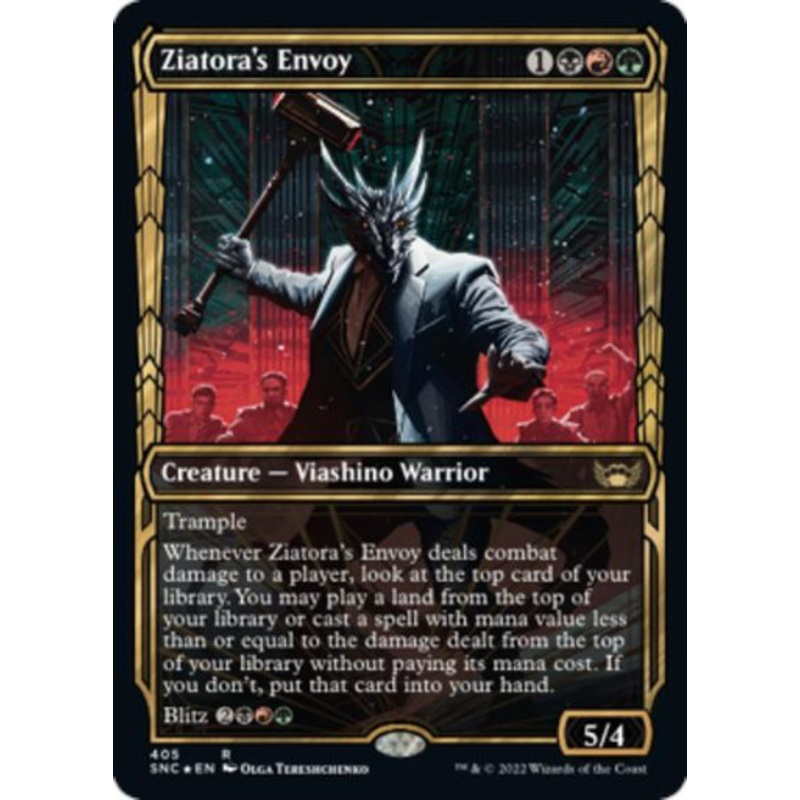 Ziatora's Envoy (Golden Age Frame) (Gilded foil)
