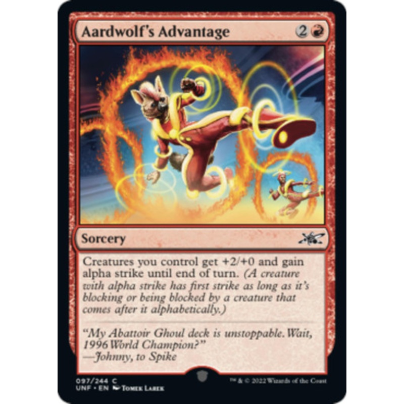 Aardwolf's Advantage | Unfinity