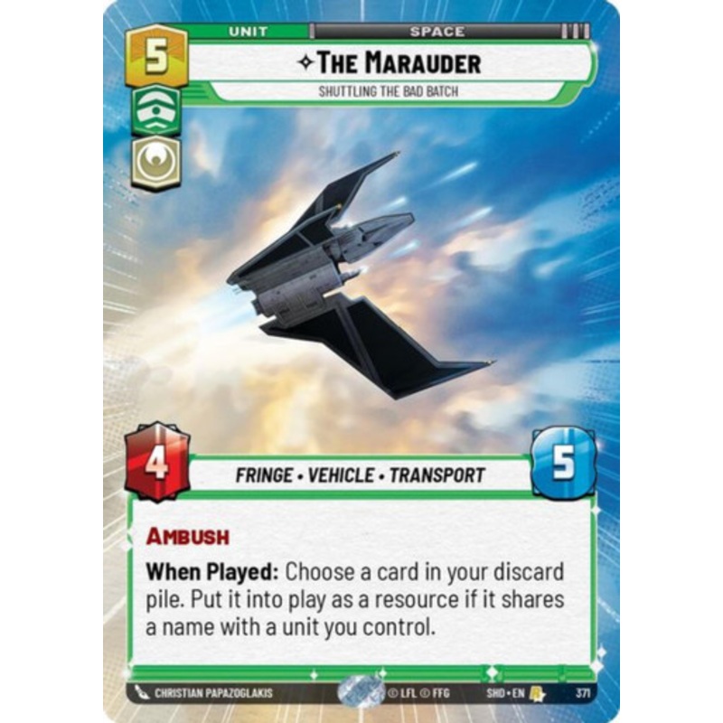 The Marauder, Shuttling the Bad Batch (Hyperspace Frame)