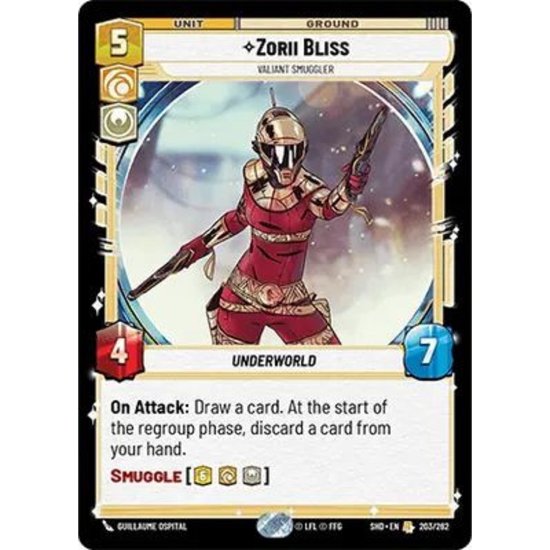 Zorii Bliss, Valiant Smuggler