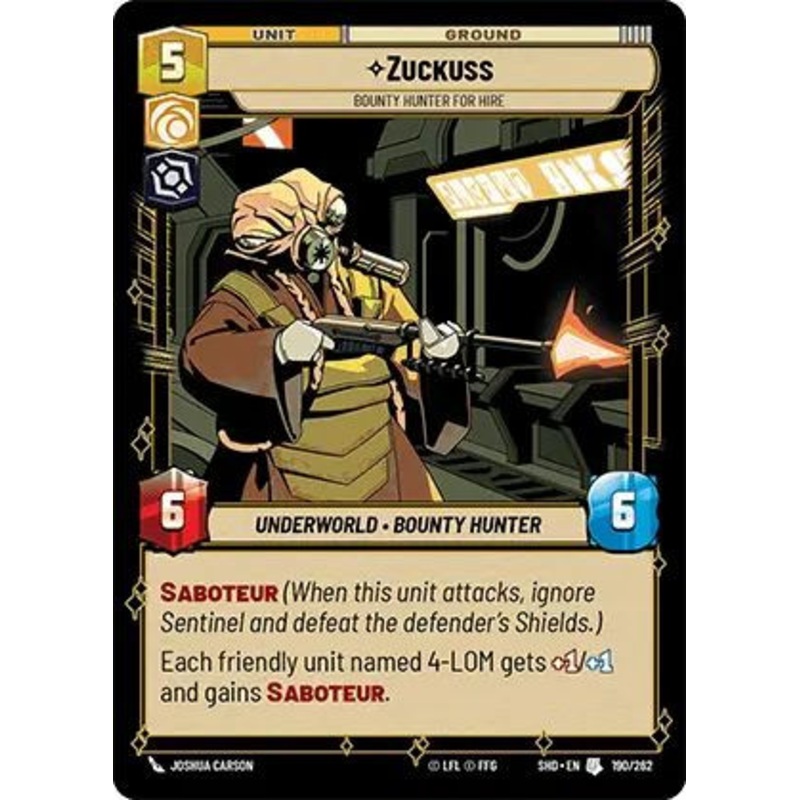 Zuckuss, Bounty Hunter for Hire