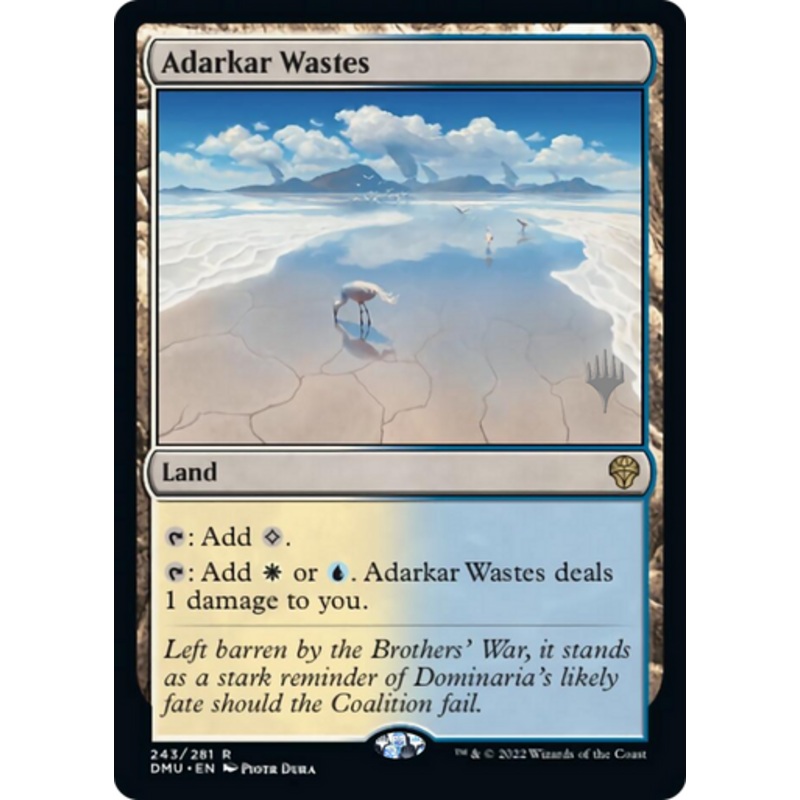 Adarkar Wastes (Promo Pack non-foil) | Dominaria United