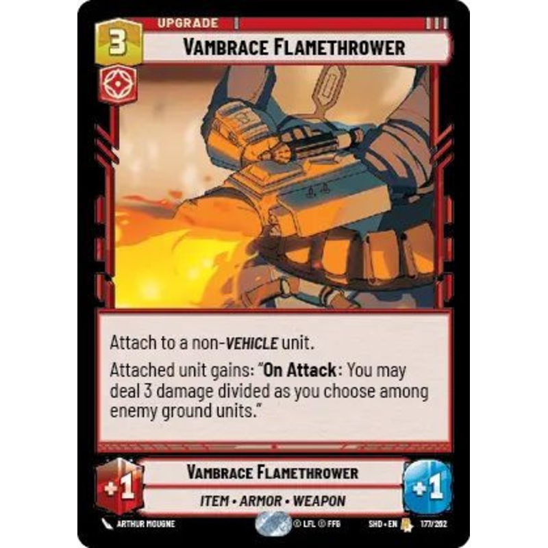 Vambrace Flamethrower (Foil)