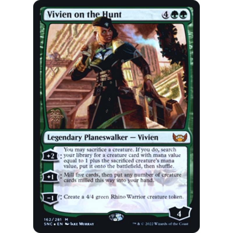 Vivien on the Hunt (Prerelease foil) | Streets of New Capenna