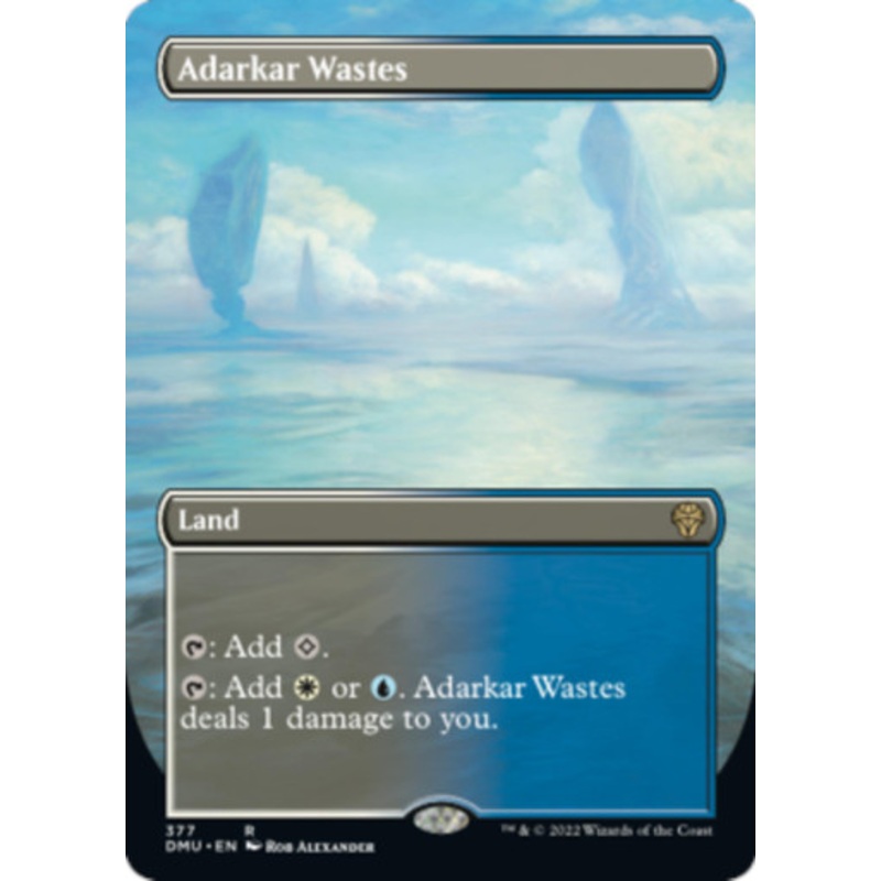 Adarkar Wastes (Borderless Art) | Dominaria United