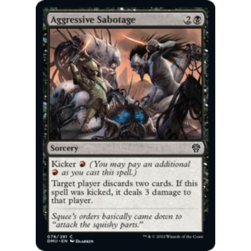 Aggressive Sabotage | Dominaria United