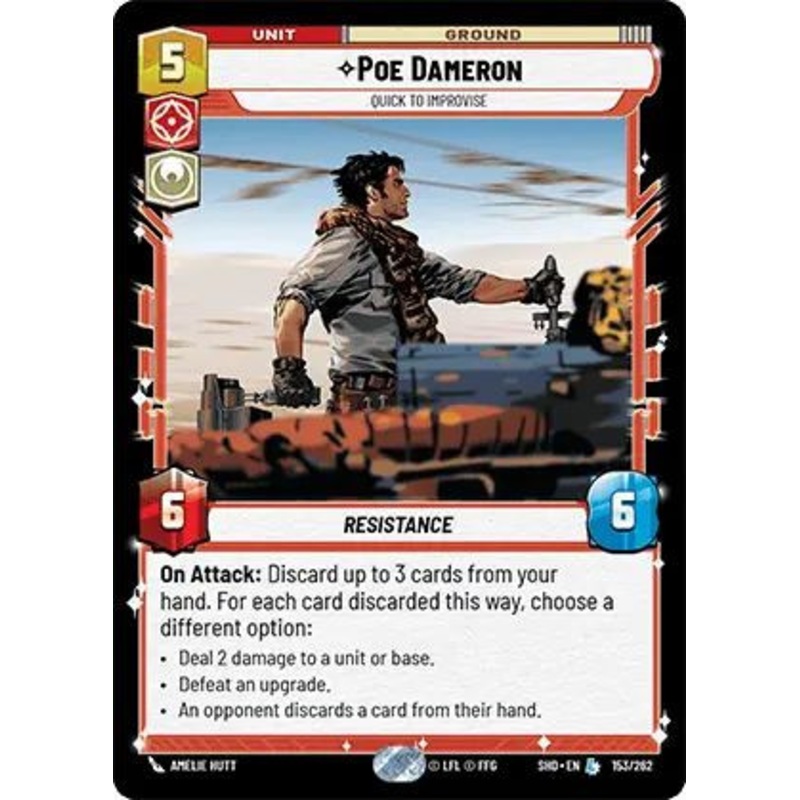 Poe Dameron, Quick to Improvise (Foil)