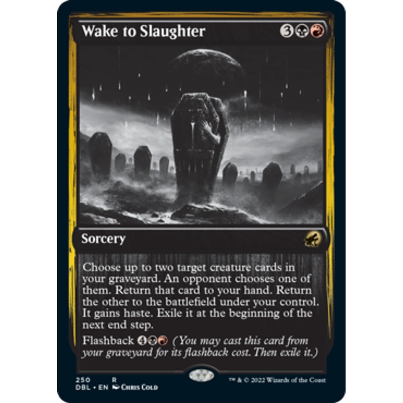 Wake to Slaughter (foil) | Innistrad: Double Feature