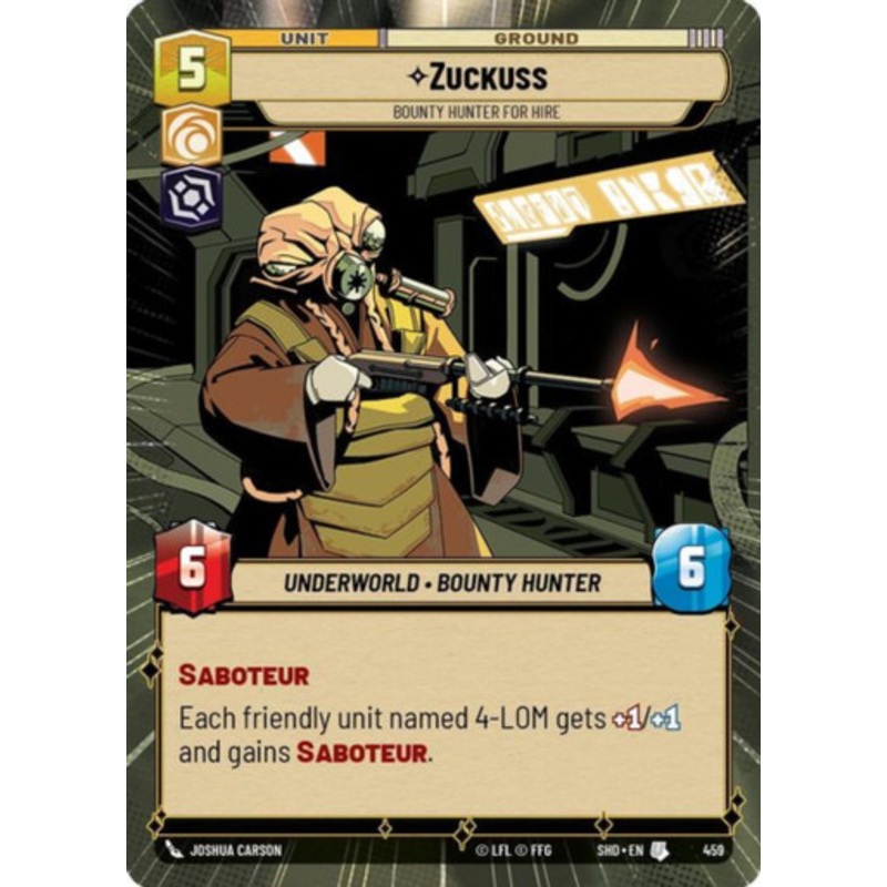 Zuckuss, Bounty Hunter for Hire (Hyperspace Frame)