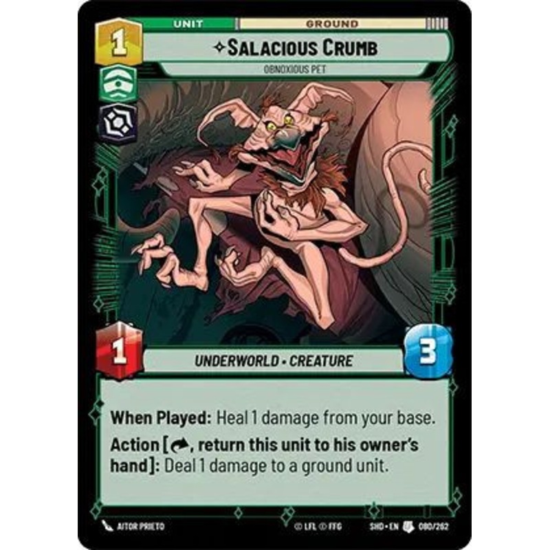 Salacious Crumb, Obnoxious Pet