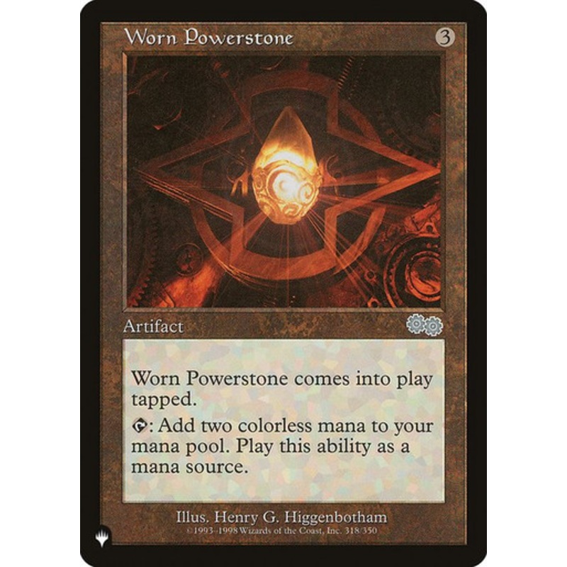 Worn Powerstone (The List Reprint) | Urza's Saga