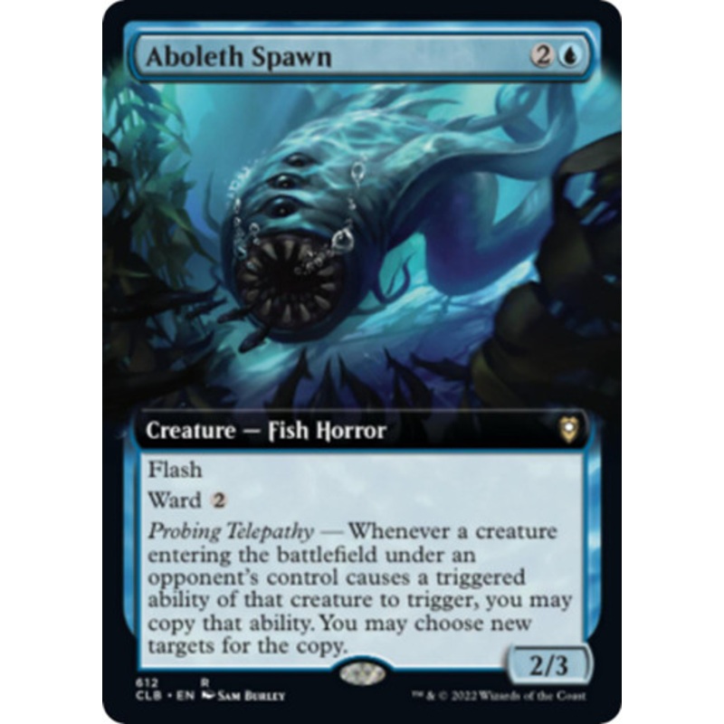 Aboleth Spawn (Extended Art) | Commander Legends: Battle for Baldur's Gate