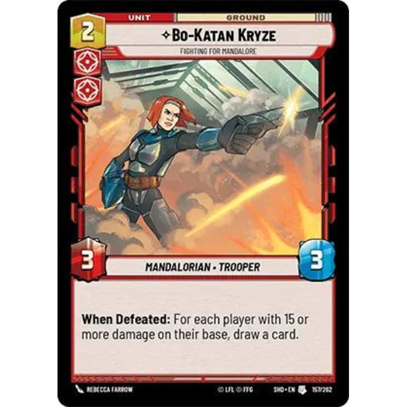 Bo-Katan Kryze, Fighting for Mandalore (Foil)