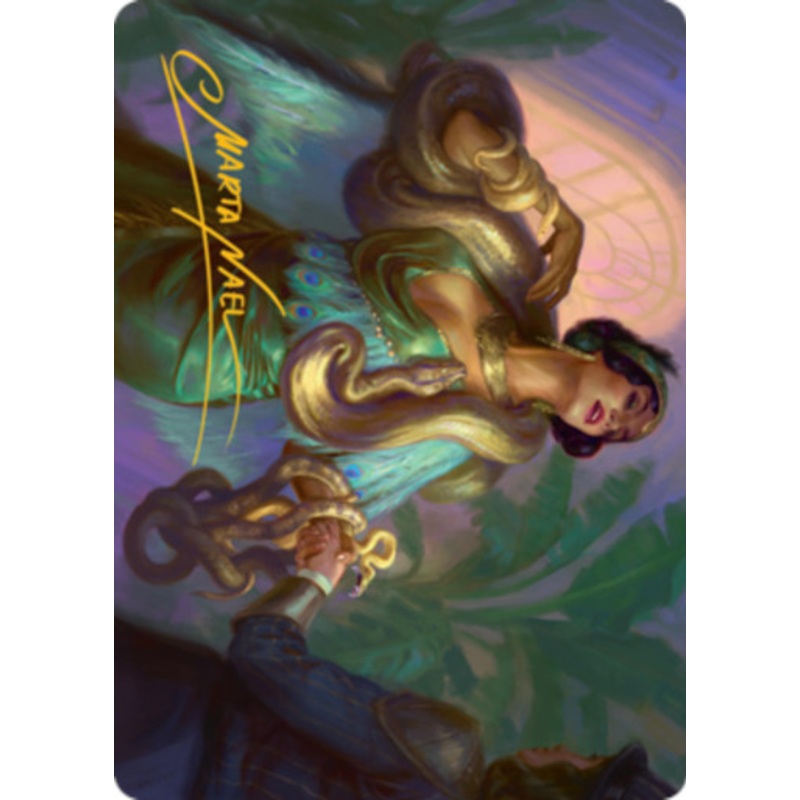 Venom Connoisseur (#21) Art Card (Gold Signature) | Streets of New Capenna
