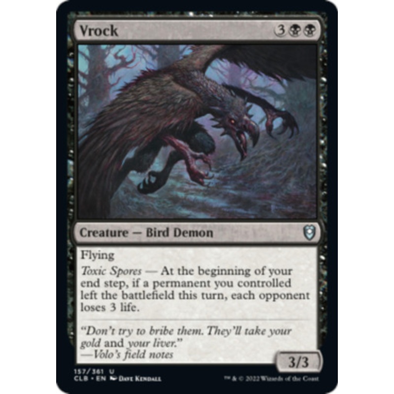 Vrock (foil) | Commander Legends: Battle for Baldur's Gate