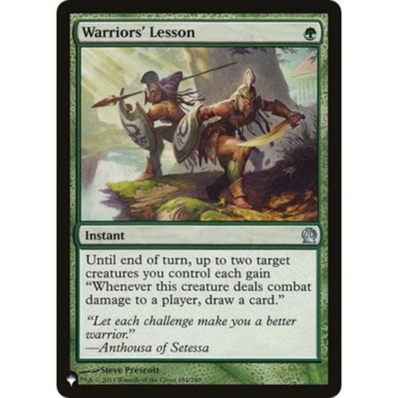 Warriors' Lesson (The List Reprint) | Theros