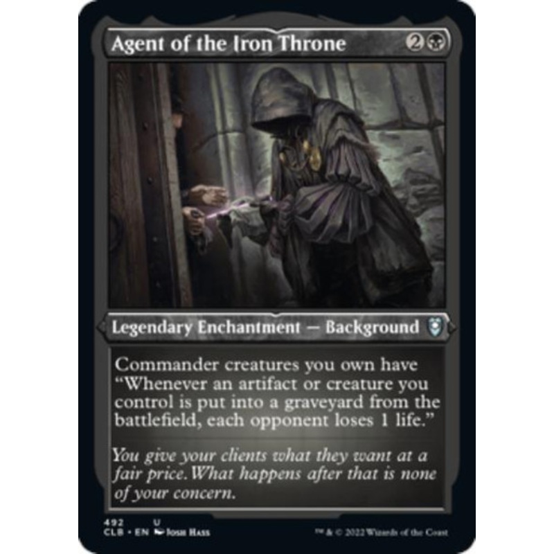 Agent of the Iron Throne (Etched foil) | Commander Legends: Battle for Baldur's Gate