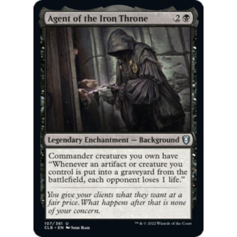 Agent of the Iron Throne (foil) | Commander Legends: Battle for Baldur's Gate