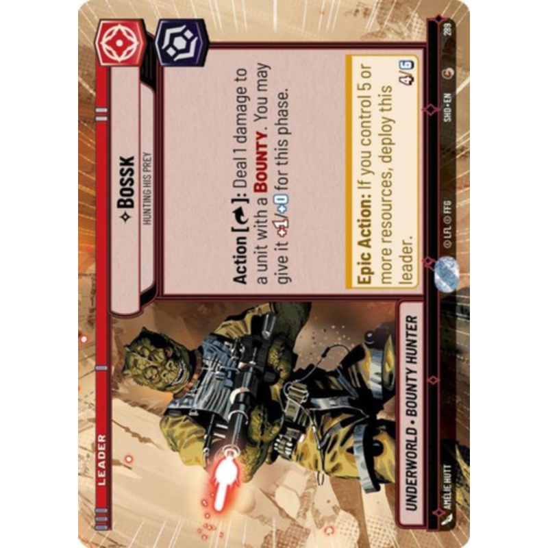 Bossk, Hunting His Prey (Hyperspace Frame)