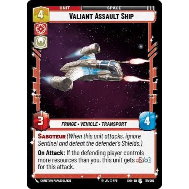 Valiant Assault Ship (Foil)