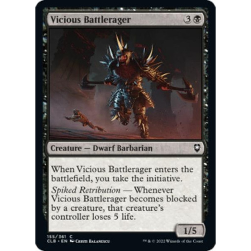 Vicious Battlerager (foil) | Commander Legends: Battle for Baldur's Gate