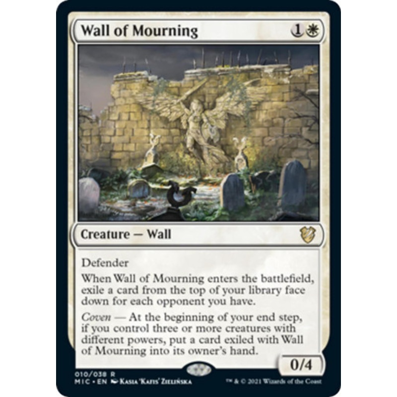 Wall of Mourning | Innistrad: Midnight Hunt Commander