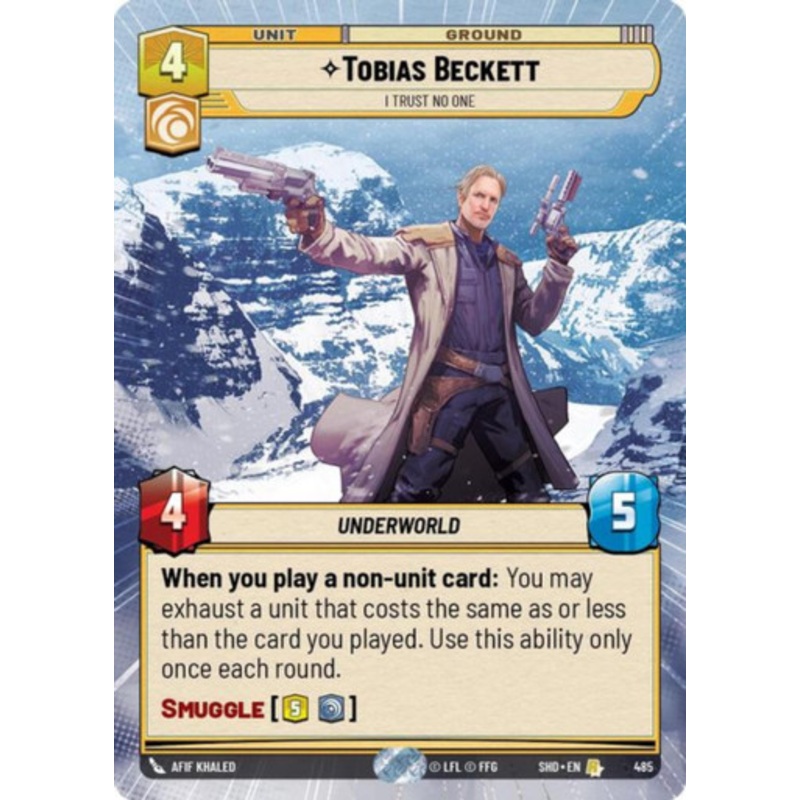 Tobias Beckett, I Trust No One (Hyperspace Foil)