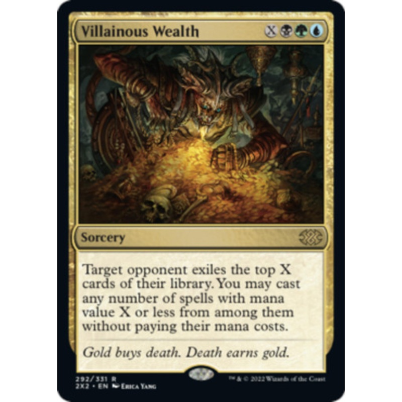 Villainous Wealth (foil) | Double Masters 2022