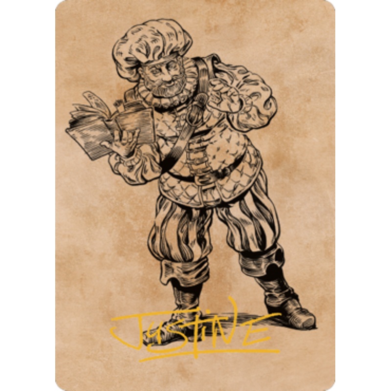 Volo, Itinerant Scholar Art Card (#48) (Gold Signature)