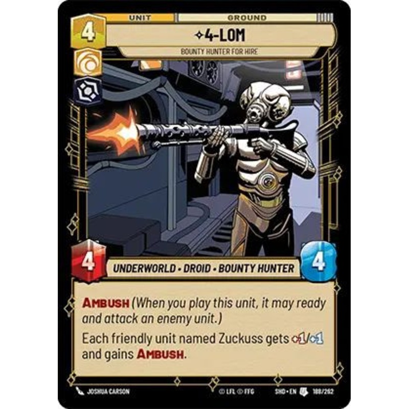 4-LOM, Bounty Hunter for Hire