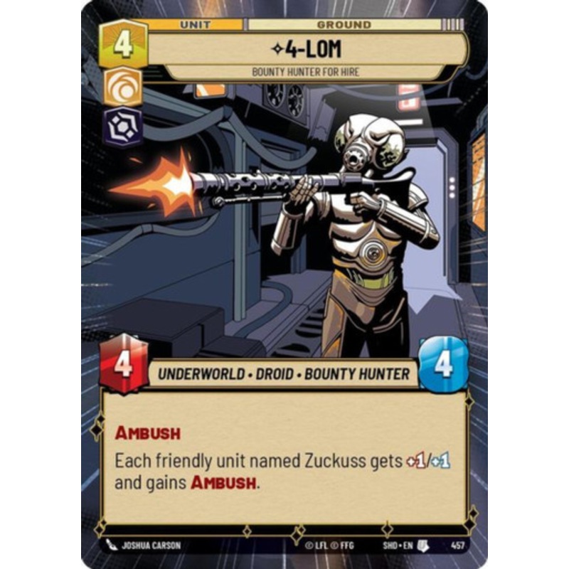4-LOM, Bounty Hunter for Hire (Hyperspace Frame)
