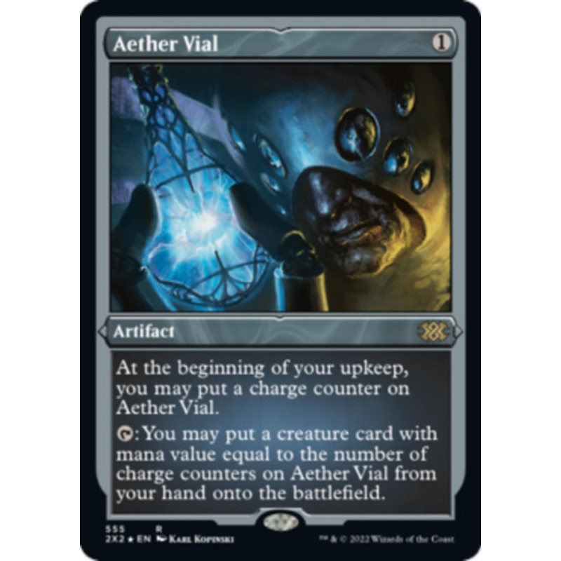 Aether Vial (Etched Foil) | Double Masters 2022