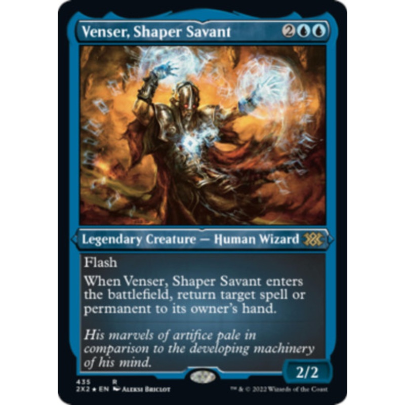 Venser, Shaper Savant (Etched Foil) | Double Masters 2022