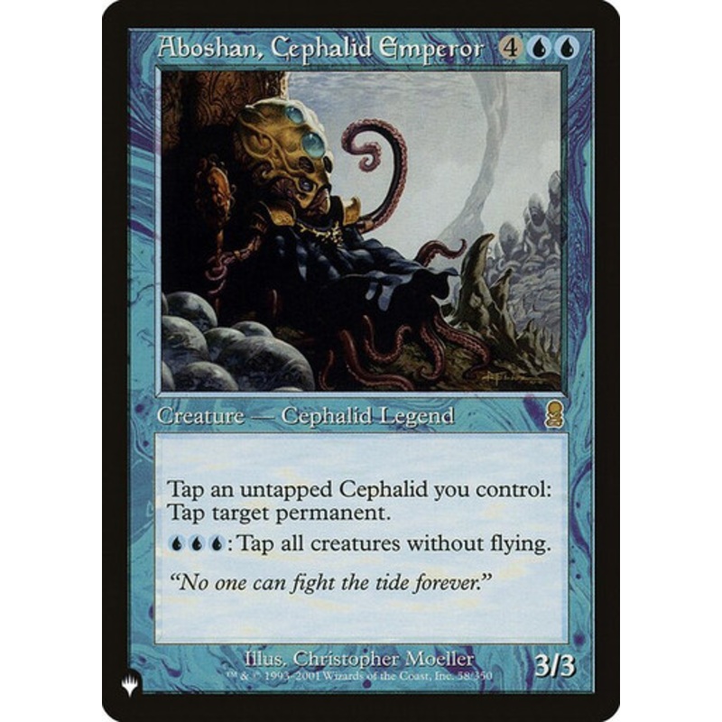 Aboshan, Cephalid Emperor (The List Reprint) | Odyssey