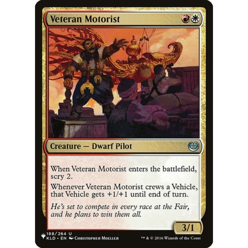 Veteran Motorist (The List Reprint) | Kaladesh