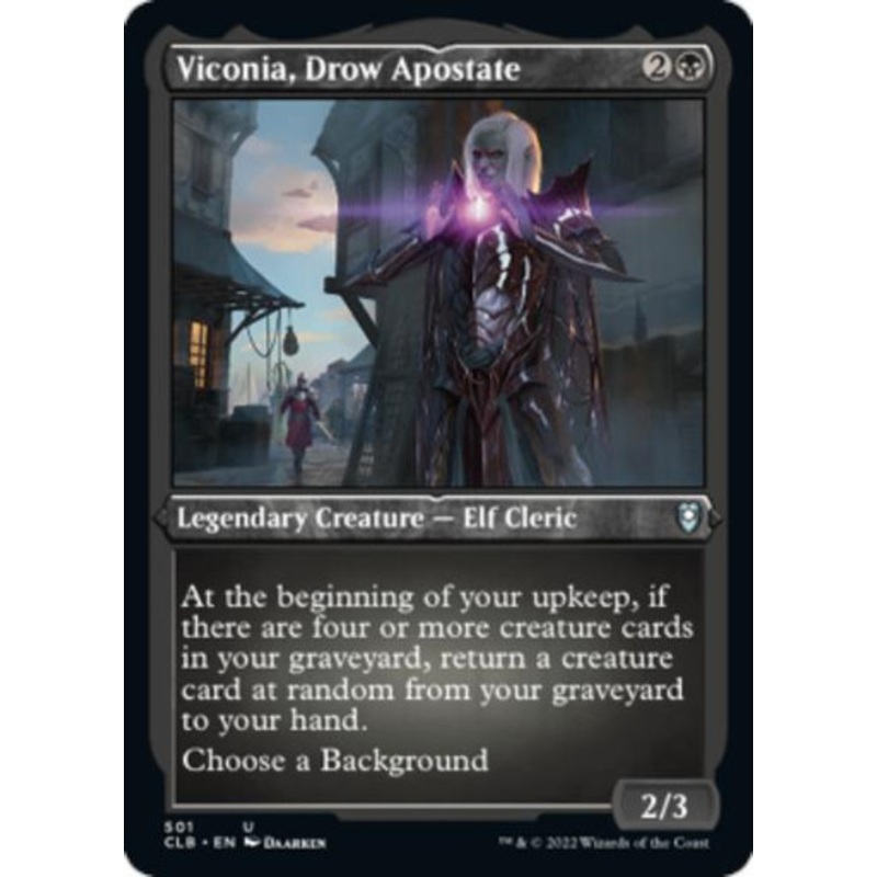 Viconia, Drow Apostate (Etched foil)