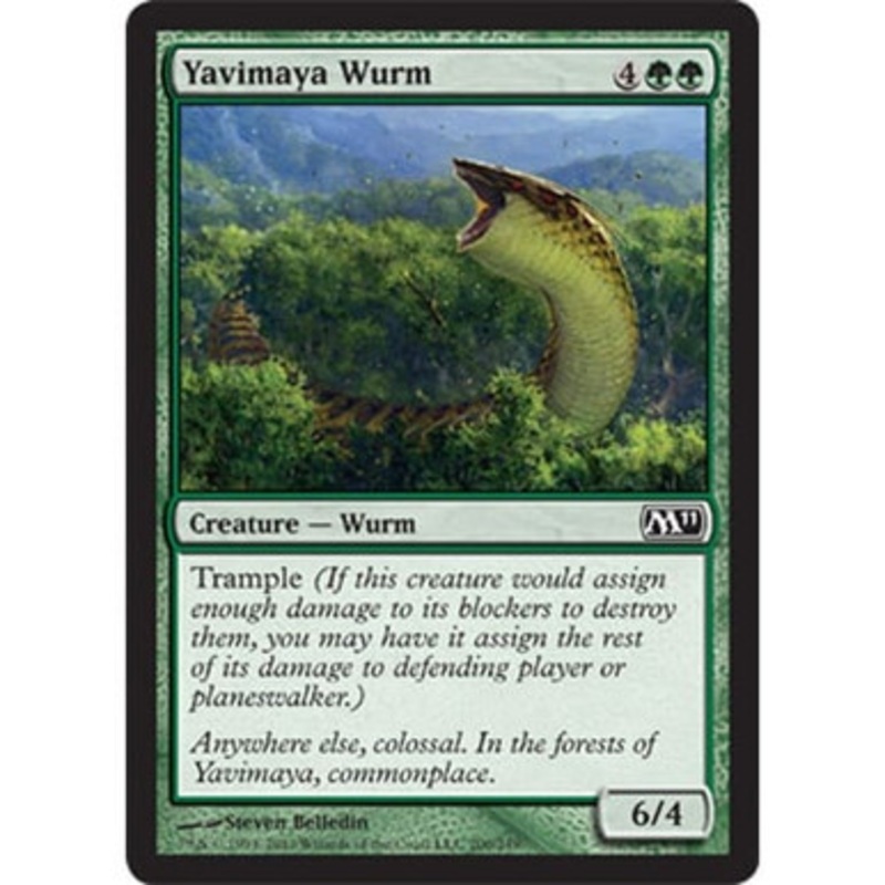 Yavimaya Wurm | Magic 2011 Core Set