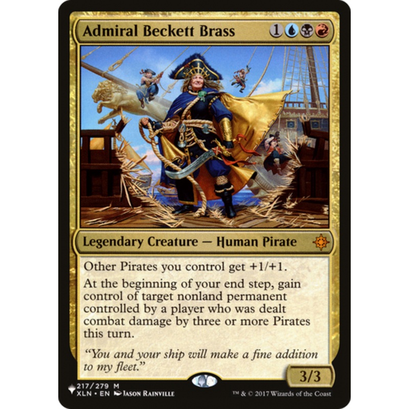 Admiral Beckett Brass (The List Reprint) | Ixalan