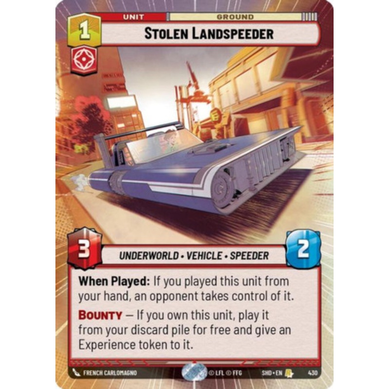 Stolen Landspeeder (Hyperspace Frame)