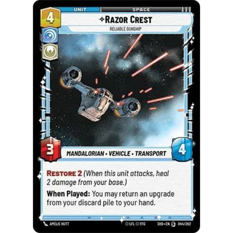 Razor Crest, Reliable Gunship