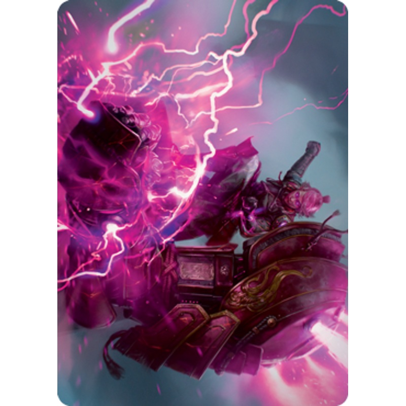 Voltage Surge Art Card (#15) | Kamigawa: Neon Dynasty