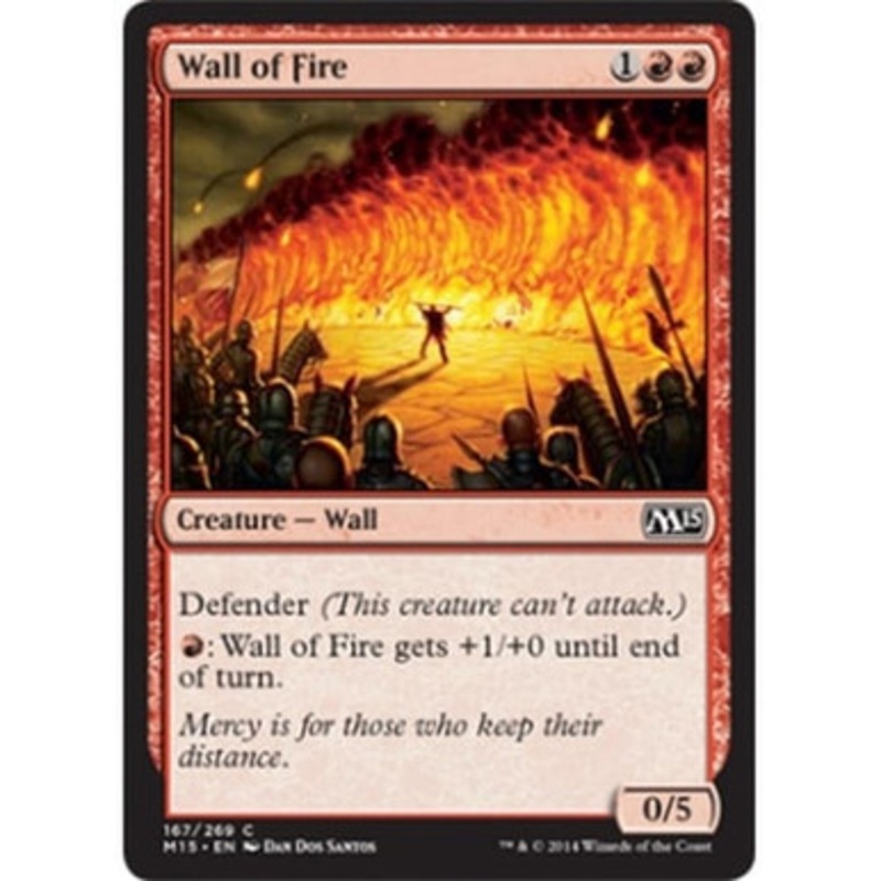 Wall of Fire (foil) | Magic 2015 Core Set