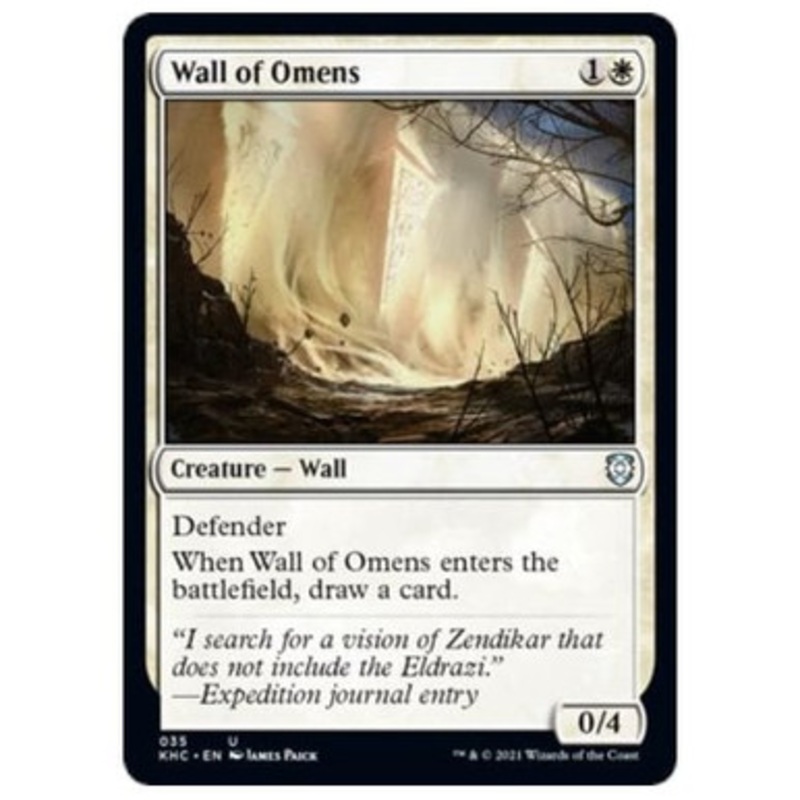 Wall of Omens | Kaldheim Commander