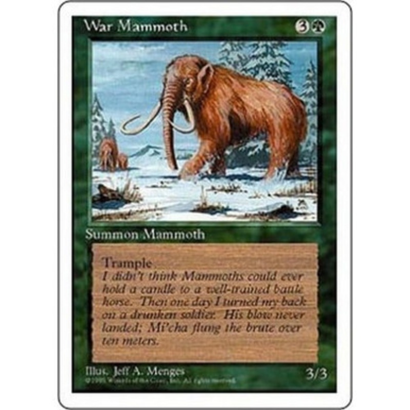War Mammoth | 4th Edition