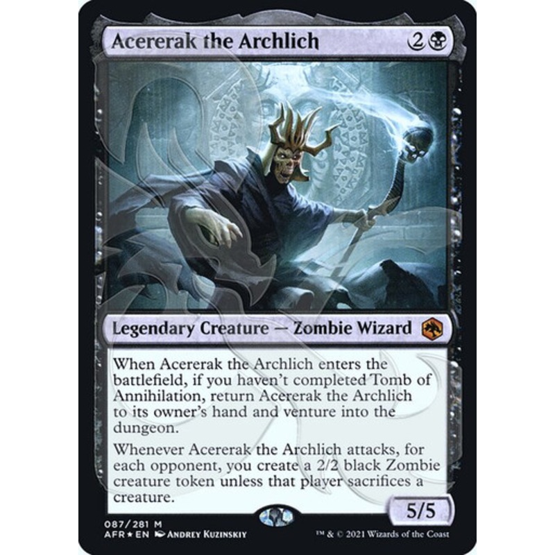 Acererak the Archlich (Ampersand promo foil) | Adventures in the Forgotten Realms