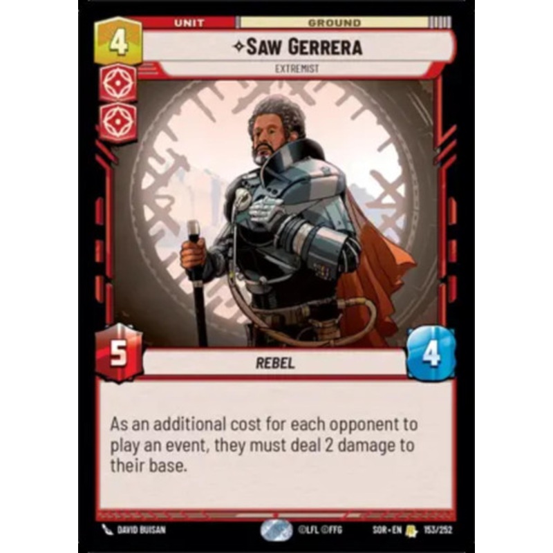 Saw Gerrera, Extremist