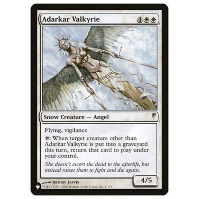 Adarkar Valkyrie (The List Reprint) | Coldsnap