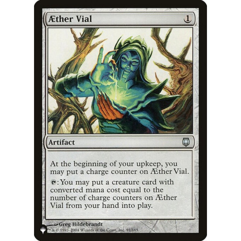 Aether Vial (The List Reprint) | Darksteel