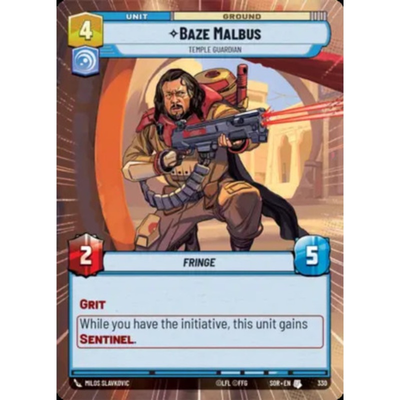 Baze Malbus, Temple Guardian (Hyperspace Frame)